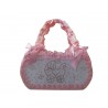 Cesto Borsa portaoggetti piccola rosa